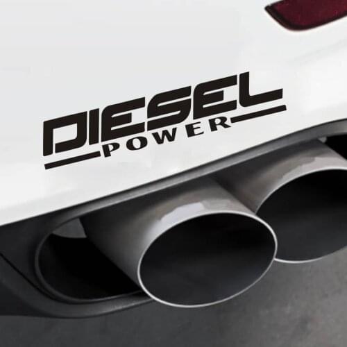 Diesel Power JDM Sticker car windows sticker reflective waterproof cool decals modified accessories for mazda toyota honda bmw