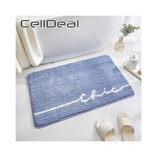 Non-Slip Bath Mats Thicken Super Absorbent Shower Bathroom Carpets Soft Home Living Room Toilet Floor Rugs for Home Decoration