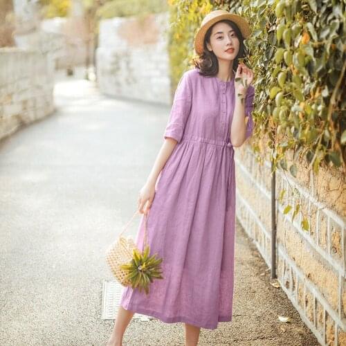 New Womens Summer plus Size Loose A- line Woman Dresses Vestido De Mujer Femme Robe