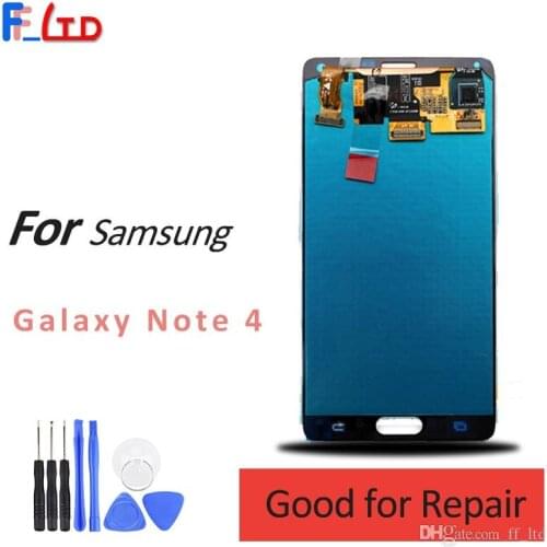 Original screen for Samsung Galaxy Note 4 LCD Display Digitizer and Touch Screen Assembly N910 N910T N910P N910R4 N910V N910A