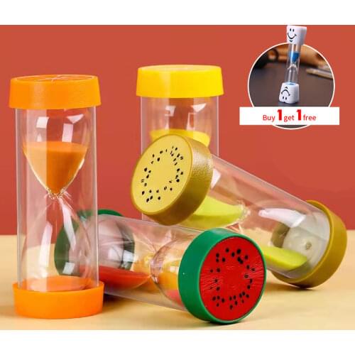 Fruit hourglass set timer 15/20/30/45/60 minutes nordic Fashion home decoration accessories Childrens ornaments Creative gifts