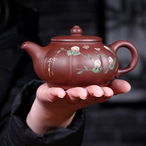 Are recommended by the engineering xiao-ping xu all hand pumpkin ceramic tea-pot travel tea set gift customization