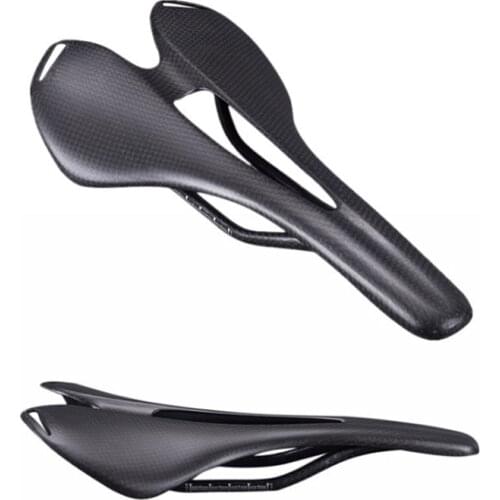MTB/Road Bicycle Carbon Fiber Saddle Bike Saddle Carbon Fiber Riding Seat Cushion Ultralight Carbon Bow Carbon Fiber Cycling Sea
