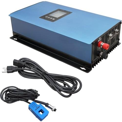 1000W Grid Tie inverter With internal limiter ,MPPT pure sine wave battery discharge mode DC 22-65V or 45-90V to 110V /230V AC