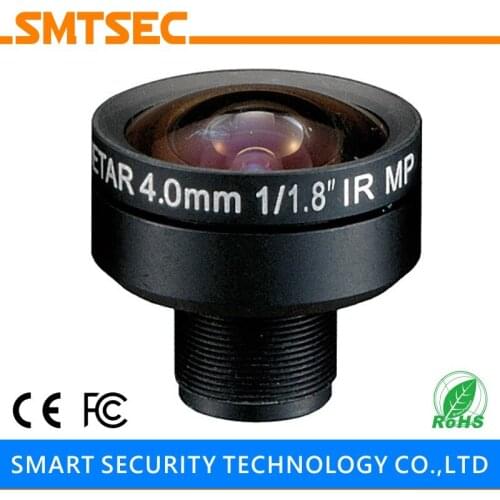 SMTSEC SL-HD0418BMP 1/1.8" F1.8 4mm HD IPC Lens M12*0.5 Mount 5MP CCTV Security IP Camera Lens