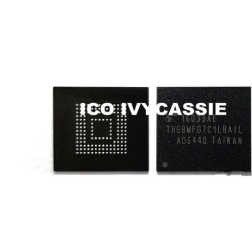 THGBMFG7C1LBA1L eMMC 16GB NAND Flash Memory IC Chip Used 100% Tested Good