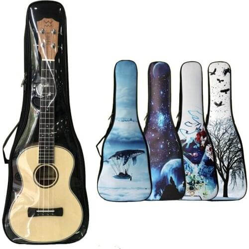 Uklele Transparent Bag Waterproof 23 Inch 26 Inch Factory Cumstomize Guitar Musical Instrument Bag