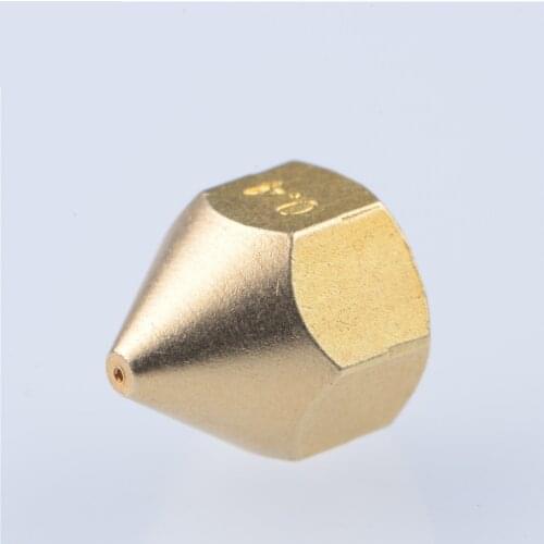 0.2mm 0.4mm 0.8mm Brass / Stainless steel Nozzle 1.75mm filament for Afinia Up! Box Mini plus 2 3D Printer