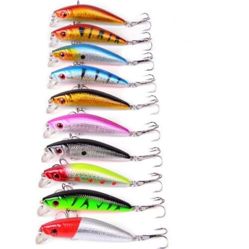 1Piece Minnow Fishing Lure 11cm 8.5g Sinking Minnow lure High Quality Hard Baits professional Action Wobblers