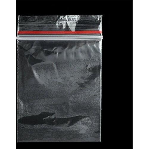 100Pcs Resealable Zip Lock Bags Mini Reclosable Zip Clear Portable Plastic Poly Bag Food Storage Package Pouch for Small Items