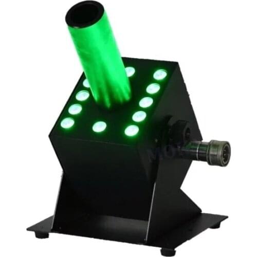 2pcs/lot Stage lighting effect 12pcs rgb led co2 jet machine for wedding show dmx512 connect disco lighting dj machine bar ktv