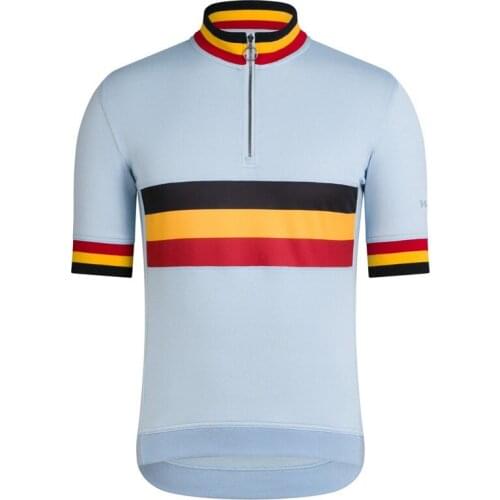 2021 Men Short Sleeve MTB Jersey Road Bike Clothes Mountain Bike Sportwear Clothing Cycling Bicycle Outdoor Jersey