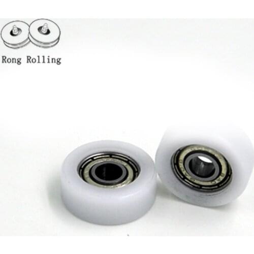 4*13*4 White polyacetal plastic-coated bearing 684ZZ bearing bore 4mm,rollers diamter 13mm,thickness 4mm.window nylon rollers