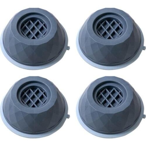4Pcs Anti Vibration Pads Washing Machine Rubber Feet Mat Anti-vibration Pad Universal Noise-reducing Furniture Lifting Foot Base