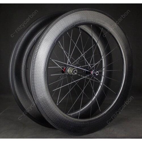 Free Shipping Swiss Front or Rear Dimple Carbon Aerodynamic Wheels 2 Year Warranty 80 Carbon Wheel 700C Road Bike