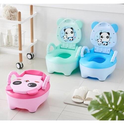 Kids Toilet Trainer Bedpan Baby Potty Childrens Cartoon Toilet Portable Toilet Comfortable Seat Toilet Train Baby To The Toilet