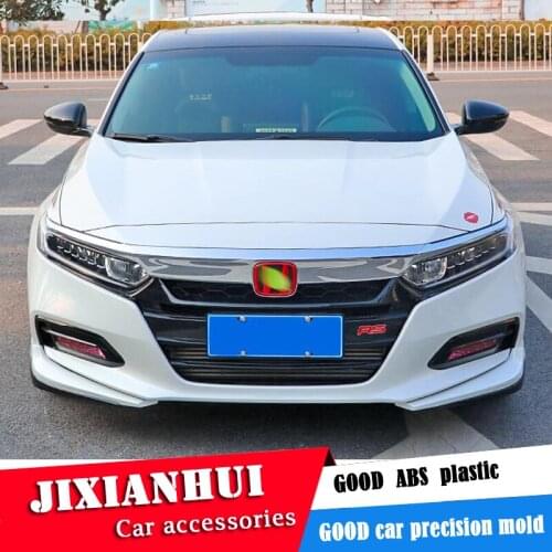 For Accord Body kit spoiler BST 2017-2018 For HONDA Accord SC ABS Rear lip rear spoiler front Bumper Diffuser Bumpers Protector