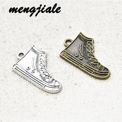 8pcs Hot Sell Metal Vintage Shoes Charms Pendant For Jewelry Making Findings Wholesale DIY