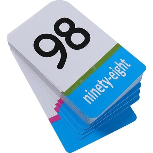 Montessori Materials Card Books 0-100 Numbers Cognitive Cards A-Z Alphabet English Flash Card Math Books Child Educational Toys