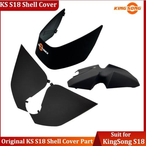 Original King Song S18 EUC Accessories White and Black Outside Shell Top Cover Rear Cover Right and Left side Cover