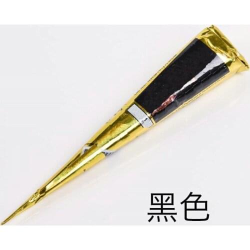 Semi-permanent Tattoo Hand Painted Cream Men And Women Simulation Body Painting Small Black Brown Plant Tattoos Supplies Sale