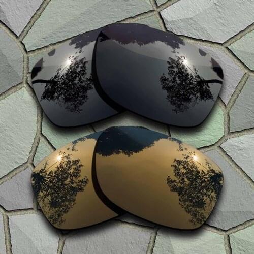 Grey Black&Bronze Copper Sunglasses Polarized Replacement Lenses for Oakley Jupiter Squared