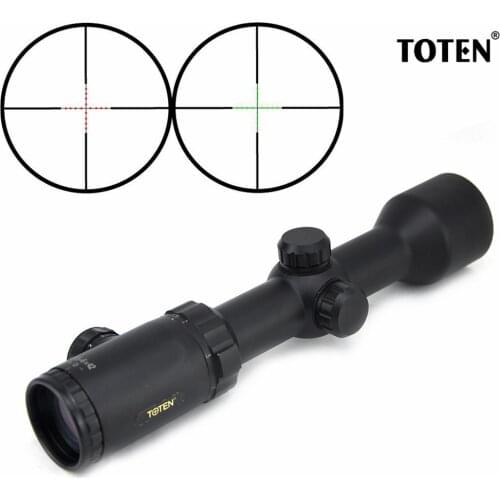 TOTEN 1.5-6x42 Rifle scope 30 mm Illuminated Red/Green Reticle Riflescopes HD Riflescopes Calibrated Sight For Hunting