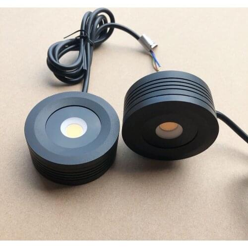 CREE 5W 7W COB LED Downlight ultra thin round LED under cabinet light Spotlight Dimmable AC110V 220V Indoor Ceiling Lighting