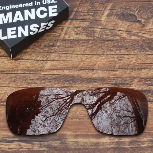 ToughAsNails Polarized Replacement Lens for Oakley Turbine Rotor Sunglasses Brown (Lens Only)