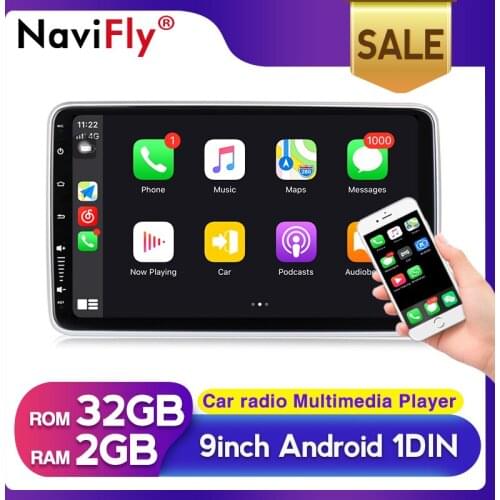 Universal 1 Din Car Multimedia Player For 9inch Touch Screen Auto radio Stereo Video GPS WiFi Auto Radio Android Video Player