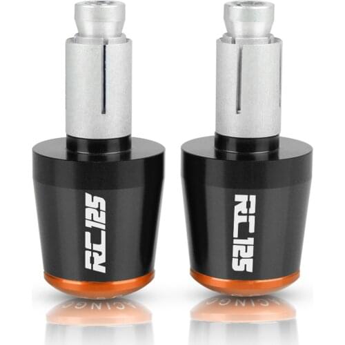 Motorcycles RC125 Handlebar Counterweight Plug Slider Handle Bar Ends Grips Fits For RC125 125 125 2011 2012 2013-2016