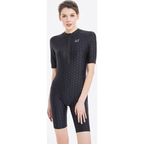 Professional Women Swimsuit One Piece Swimwear Sports Racing Training Tights Lady Bodybuilding Sharkskin Shark Skin Bathing Suit