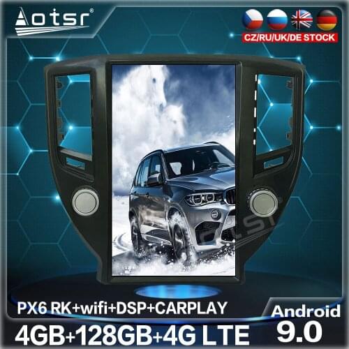 128GB Tesla Style Android 9 Screen For TOYOTA CROWN 14th 2015-2019 Car GPS Navigation Head Unit Stereo Radio Multimedia Player