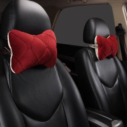Car Neck Headrest Pillow Car Accessories Cushion Auto Seat Head Support Neck Protector Automobiles Seat Neck Rest 2PCS