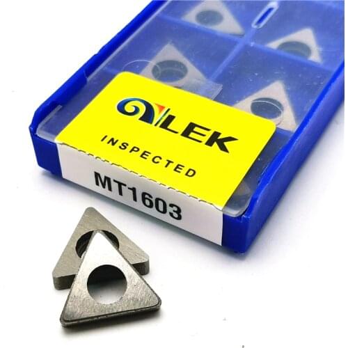20pcs Knife Pad MT1603 Carbide Shim Seat CNC Cutting Tool Arbor Accessories Gasket for TNMG1604