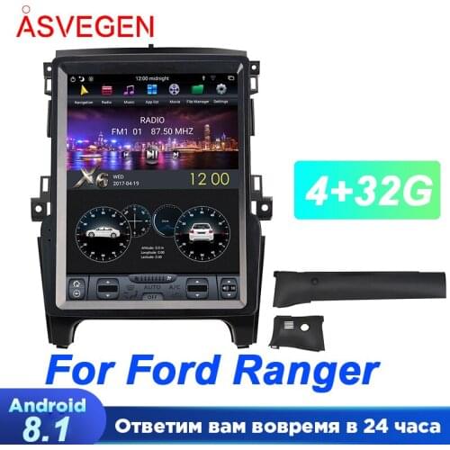 13 "Android 8.1 Car Multimedia Player For Ford Ranger 2016-2020 With 4G 32G Stereo Radio Audio DVD GPS Navigation Sat HeadUnit