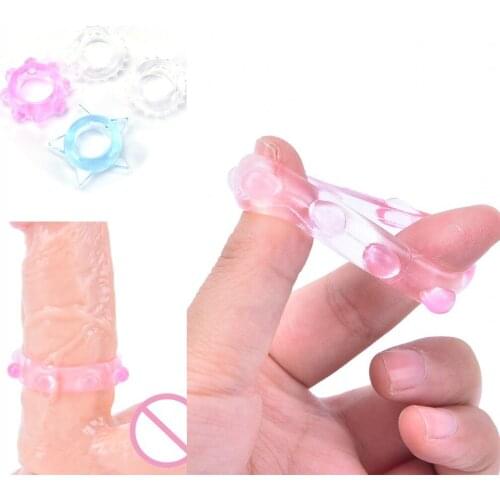 Elastic Enhancer Delay Premature Erotic Toy Silicone Male Cock Ring Time Delay Erection Men Penis Ring Sex Products For Male