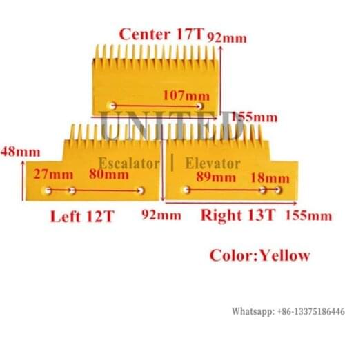 Escalator Plastic Comb S655B6 S655B009H02
