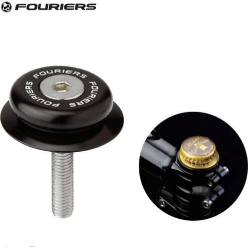 Fouriers Bike Beer Headset Top Cap Screw Combine Beer Bottle Caps For 28.6mm 1 1/8" Steerer Fork Tube Headset Cover Bike Parts
