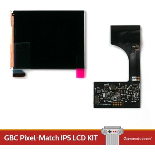GBC Pixel-Match IPS LCD Kit for Gameboy Color Backlight Pixel Diaplay screen Gamenaissance