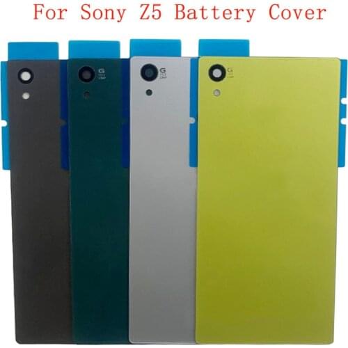 Battery Case Cover Rear Door Housing Back Cover For Sony Xperia Z5 Z5 Premium Battery Cover with Camera Lens Logo