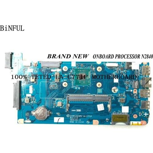 BiNFUL STOCK 100% NEW, AIVP1/AIVP2 LA-C771P LAPTOP MOTHERBOARD FOR LENOVO 110-15IBY NOTEBOOK(qualified ok)
