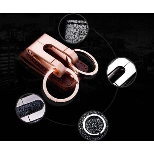 Mens Waist Keychain for Business Car Key Ring High-End Pendant for BMW E46 Toyota Corolla Ford Jeep Kia Optima K5 Mercedes W205