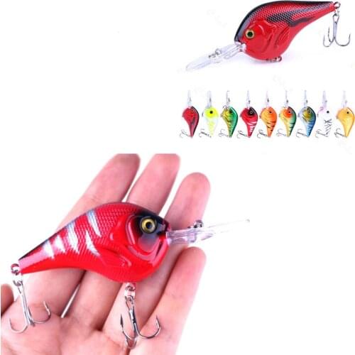 Crank Fishing Lure 9.5cm 11g Swimbait Crankbait Diving 1.5m-3m Artificial Bait Bass Square Bill Wobbler Lures Fishing Tackle