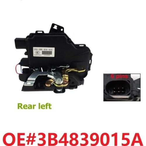 Fast shipping For VW Bora Golf MK4 Passat New Rear Left Door Lock Mechanism Actuator 3B4839015A 3B1837015A