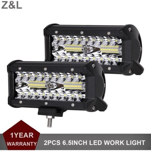 2PCS OFFROAD 6.5'' LED WORK LIGHT DRIVING 12V 24V HEADLIGHT CAR TRUCK MOTORCYCLE 4X4 4WD ATV PICKUP INDICATOR AUXILIARY LAMP