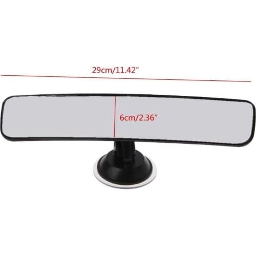 Universal Rear View Side Mirror Wide Angle Adjustable Suction Car Interior Decor M68B