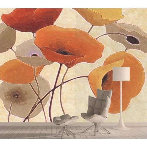 Vintage Flower 3d Nature Mural Wallpaper Wall Papers Home Decor Wallpapers for Living Room Bedroom Murals Rolls Self Adhesive