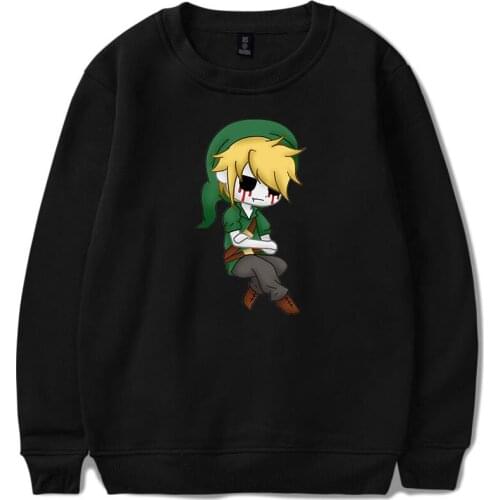 Creepypasta Men Women Long Sleeve Pullover Autumn Winter Sweatshirts Comfortable Cotton Hoodie Sweatshirt Harajuku Tracksuit