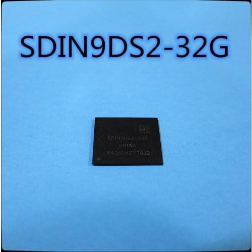1PCS-10PCS) SDIN9DS2-32G BGA153 ball emmc-mobile phone chip memory IC New and original